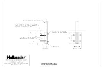 52HD-8 Side Mount Concrete Extra Heavy Duty Wall Flange