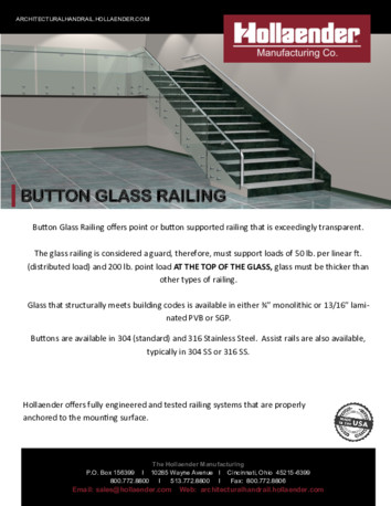 Button Glass Railing