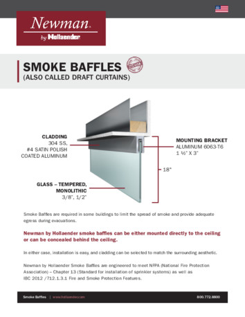 Smoke Baffles Product Data Sheet